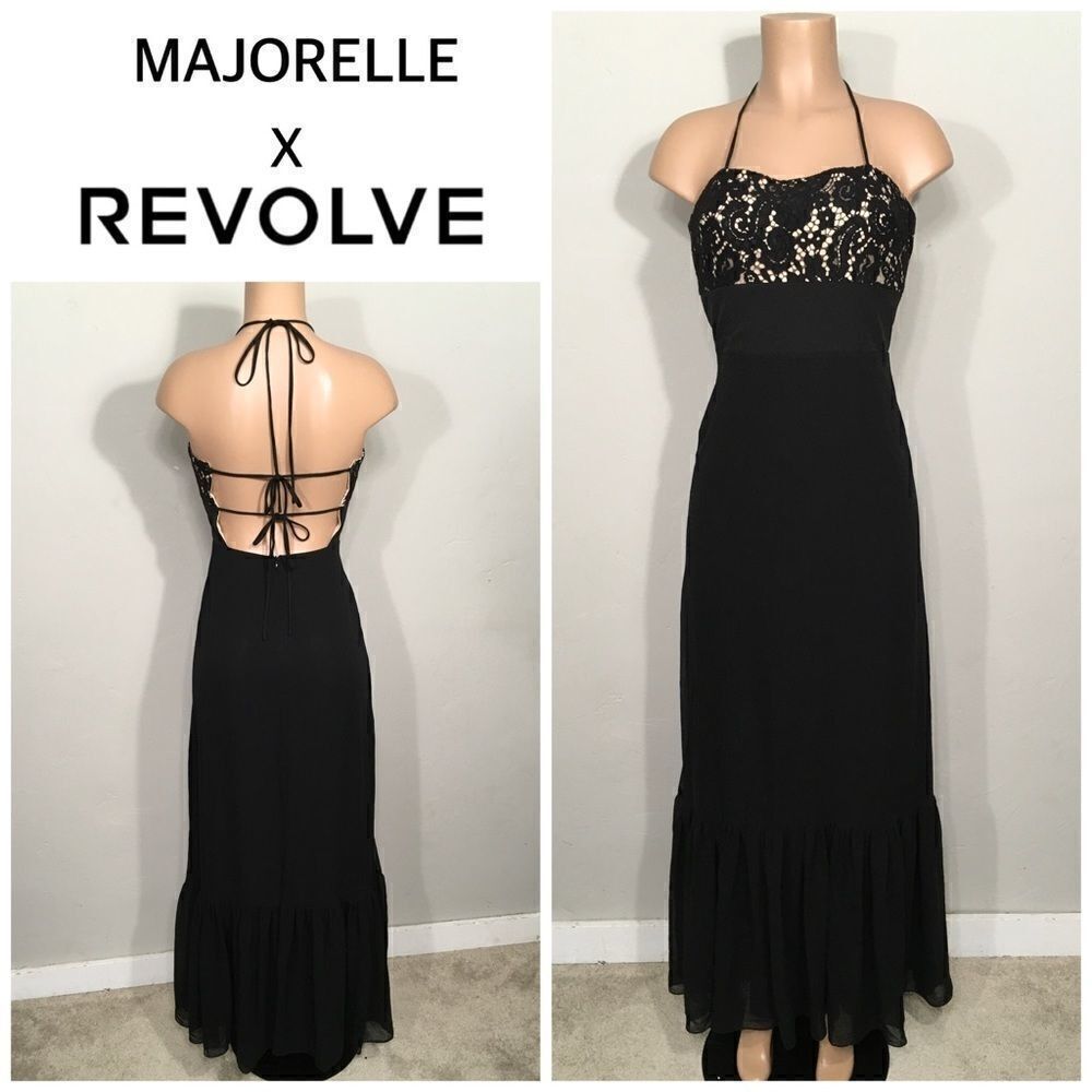 MAJORELLE black gown. NWOT